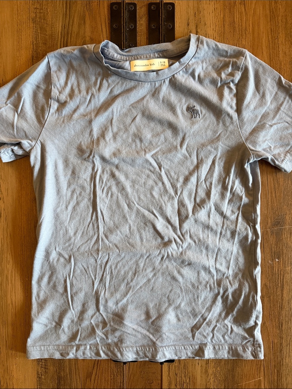 abercrombie kids Light Blue Crew Neck Tee